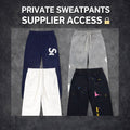Private  Designer Sweatpants Supplier Access