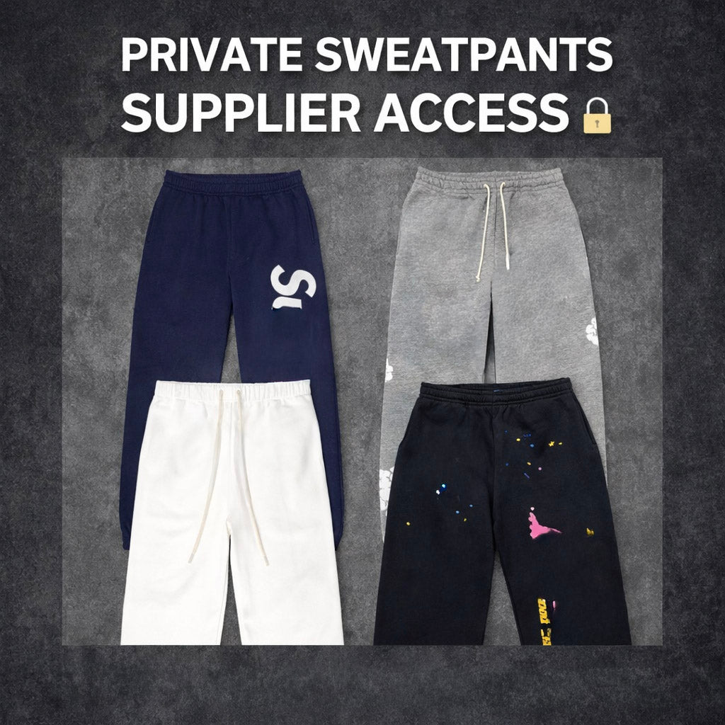 Private  Designer Sweatpants Supplier Access